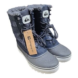 Quiksilver Sub Zero Hi Men’s Size 9 200g Winter Fur Lined Blue/Gray Snow Boots